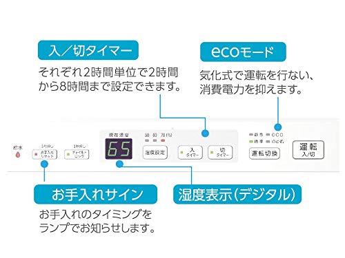 Amazon.co.jp: ダイニチ (Dainichi) 加湿器 ハイブリッド式(木造和室40