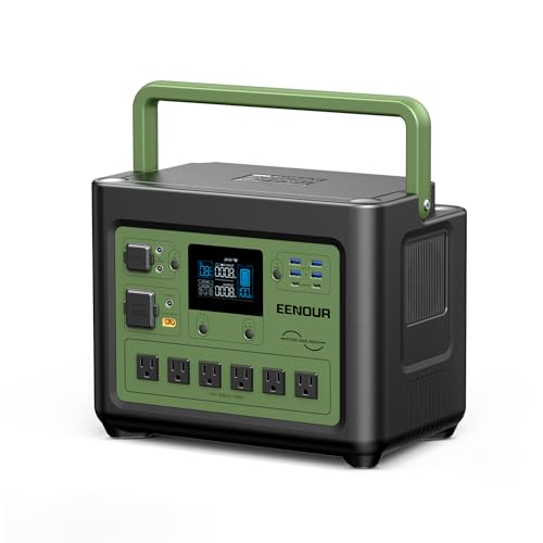 Amazon.co.jp: EENOUR ポータブル電源 P1500 1536Wh/480000mAh AC1800W