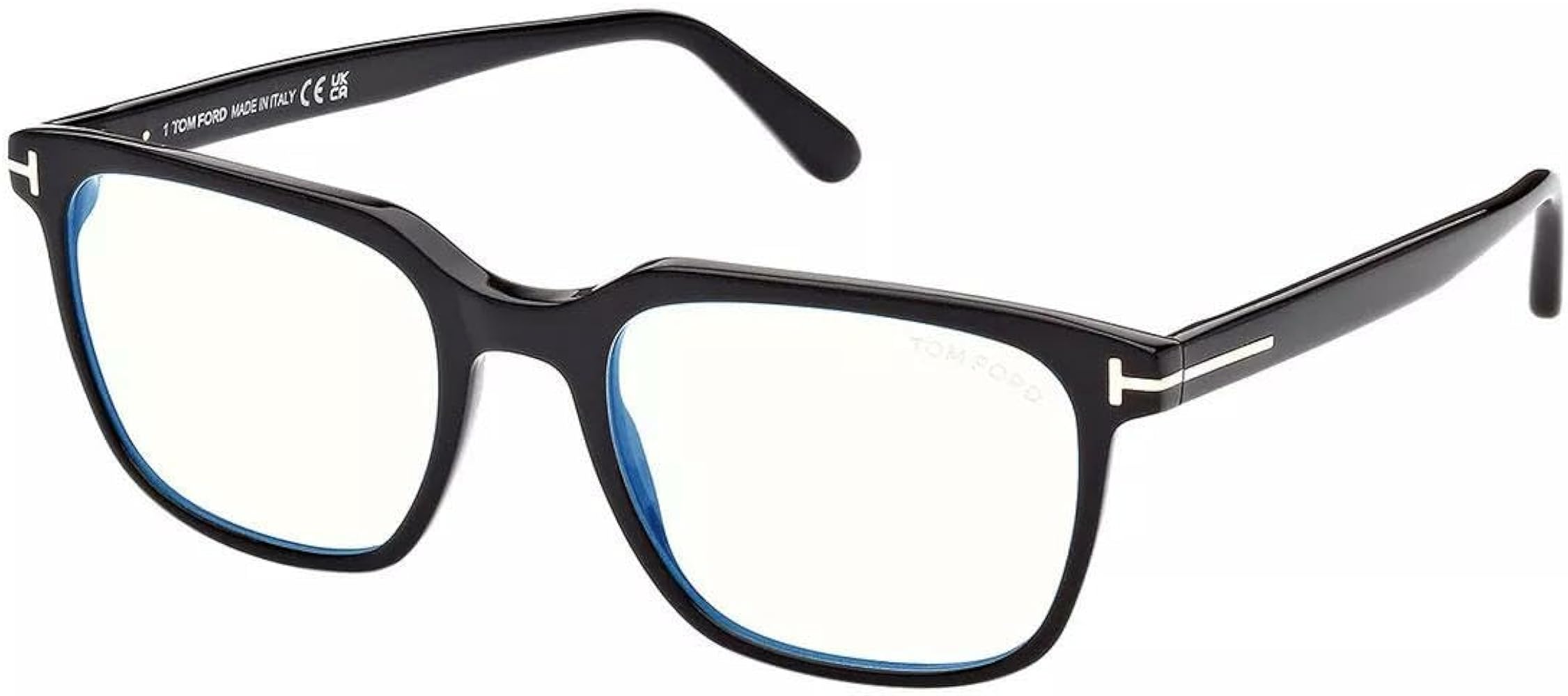 Amazon | [Tom Ford] FT5818-B Blue-Light Block 001 53 New Men