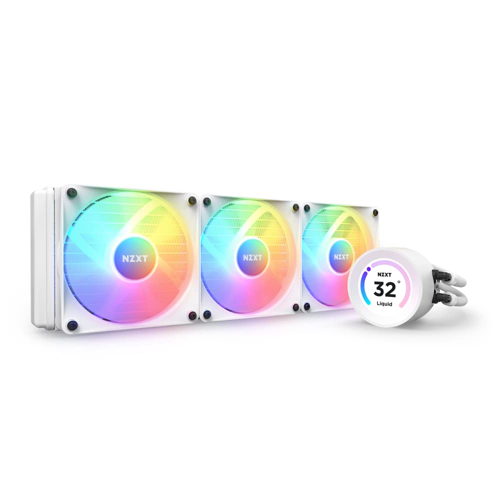 Amazon | NZXT KRAKEN Elite RGB 360 White 簡易水冷CPUクーラー RL