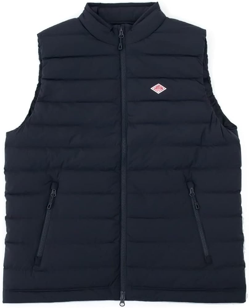 Amazon | [ダントン] メンズ スタンドカラーダウンベスト［DT-A0189NPS