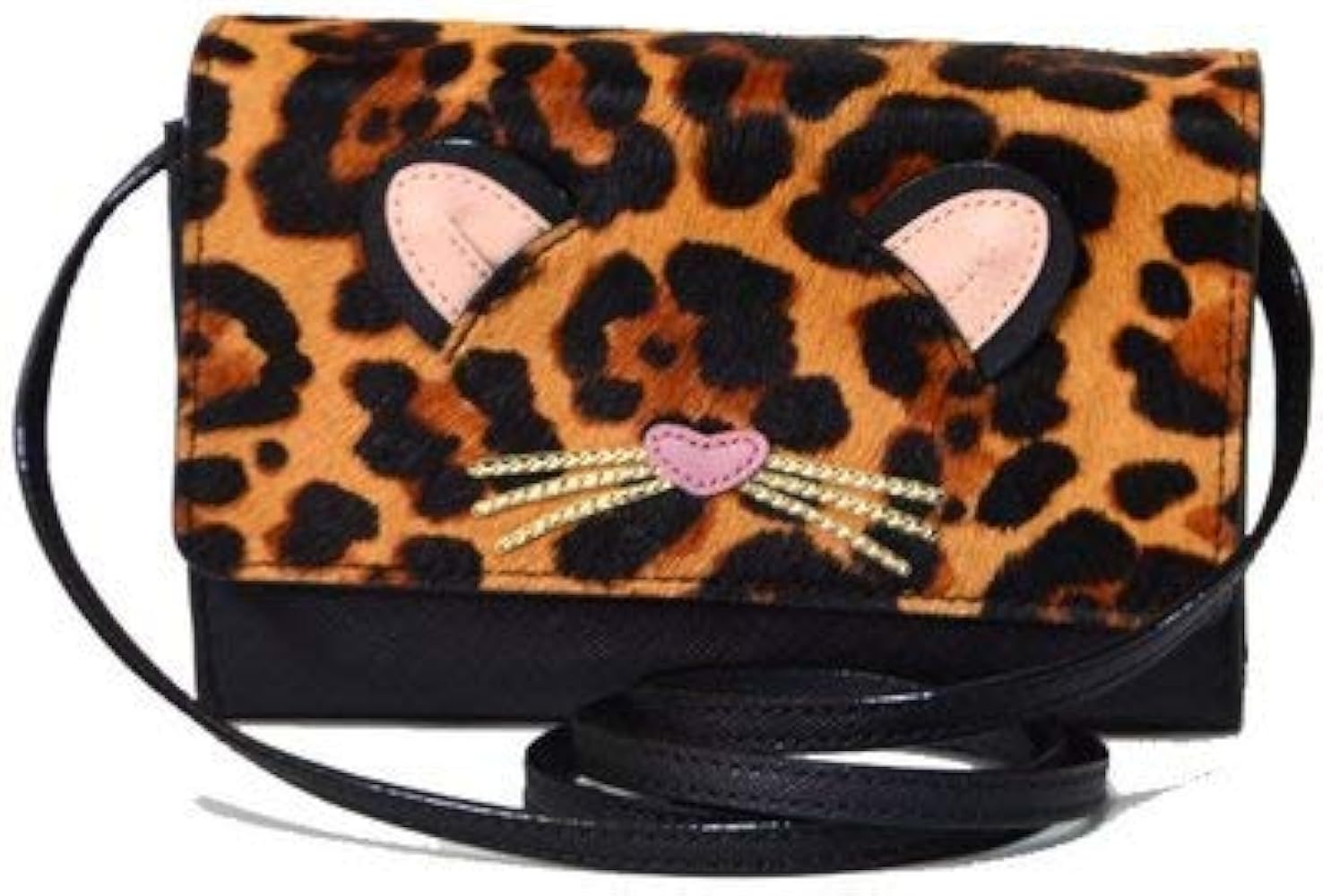 Amazon | [ケイトスペード] レザー レオパード柄 カーフヘアー ヒョウ