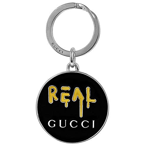 Amazon.co.jp: グッチ GUCCI キーリング REAL ロゴ プレート