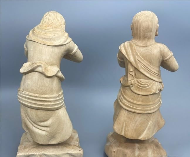 Amazon｜仏像 制咤迦童子 矜羯羅童子 桧木 こんがら せいたか 不動明王