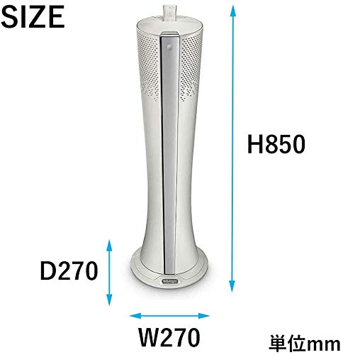 Amazon | デロンギ(DeLonghi) 空気清浄機能付き スリムファン 扇風機