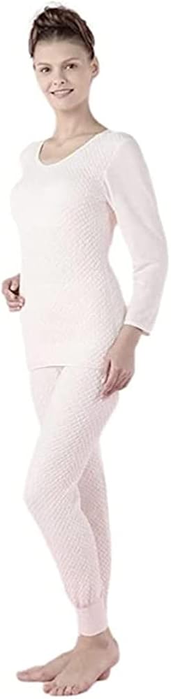 Amazon | ひだまり 極 婦人用 上下セット Lサイズ 健繊 健康肌着