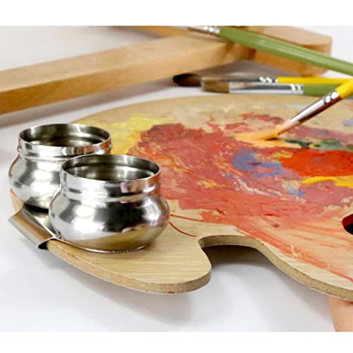 Amazon.co.jp: 油壷 油絵 油彩 油壺 筆洗器 油彩用 油つぼ 油壺 筆洗器