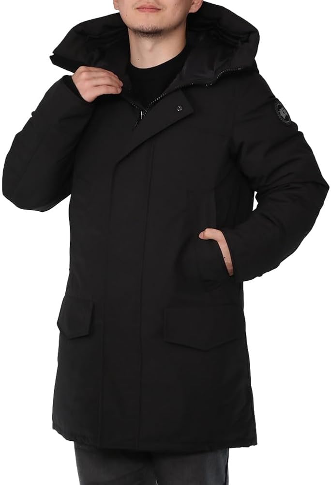 Amazon | [カナダグース] ダウンジャケット メンズ ブラックレーベル