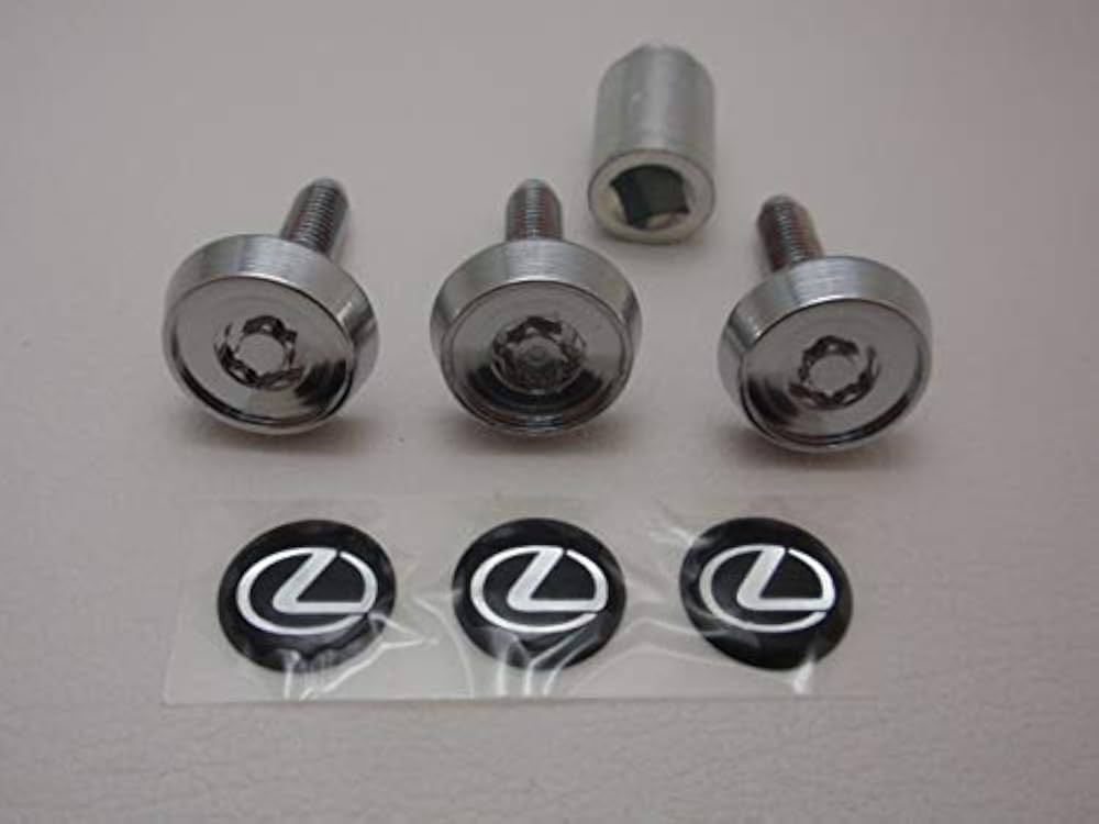 Amazon.co.jp: □レクサス純正！ナンバーフレーム用ロックボルト（汎用