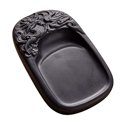 Amazon | TAKEY 硯 すずり 硯石 澄泥硯 中国四大名硯の一つ 墨池 天然