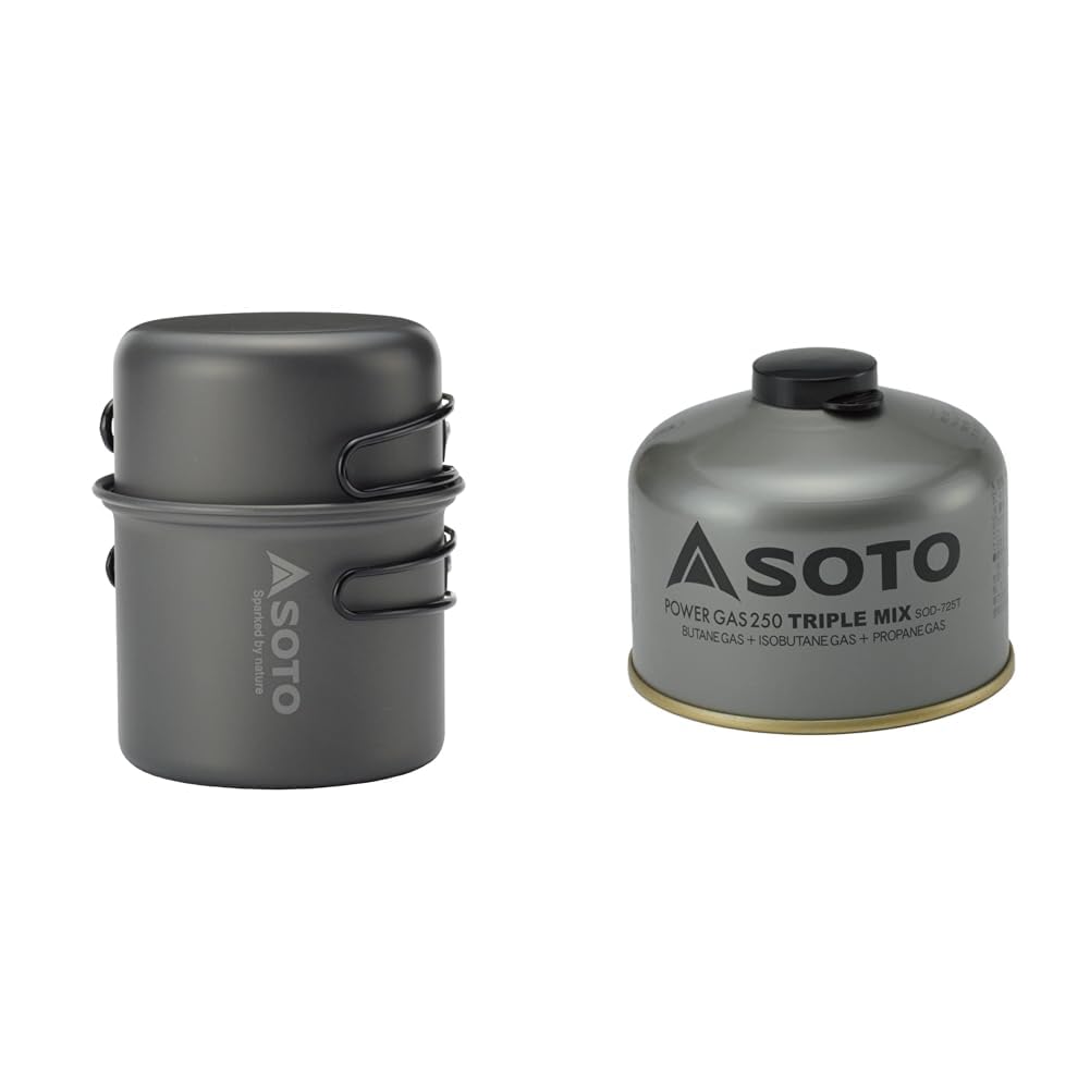Amazon | ソト(SOTO) 2点セット アルミクッカー 軽量 コンパクト ソロ