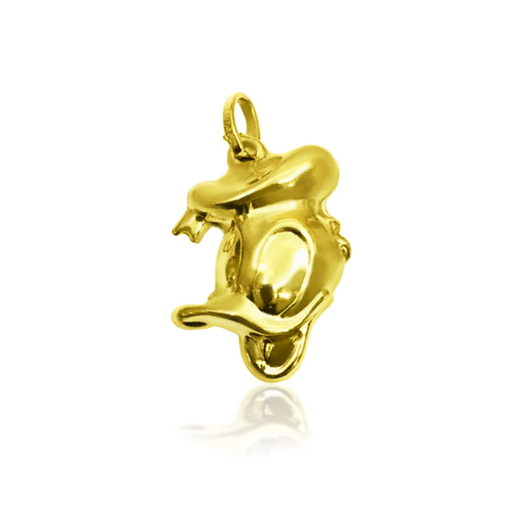 K18 ディズニー ドナルドダック ペンダントトップ 18金 Y04604 Disney