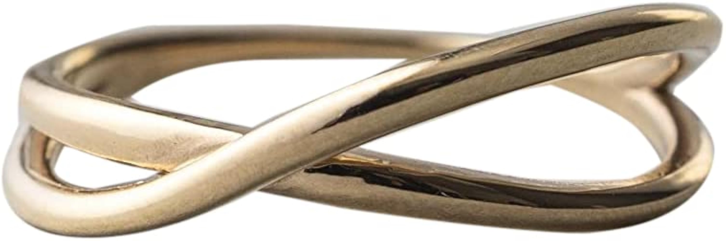 Amazon | (エテ) ete K10YG クロスライン ピンキーリング 710862 5号