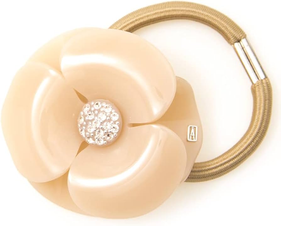 Amazon.co.jp: [アレクサンドル ドゥ パリ] ヘアゴム CAMELIA A