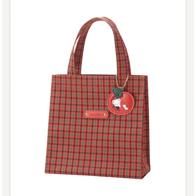 Amazon.co.jp: familiar ファミリア チェック柄トートバッグ 小 : おもちゃ