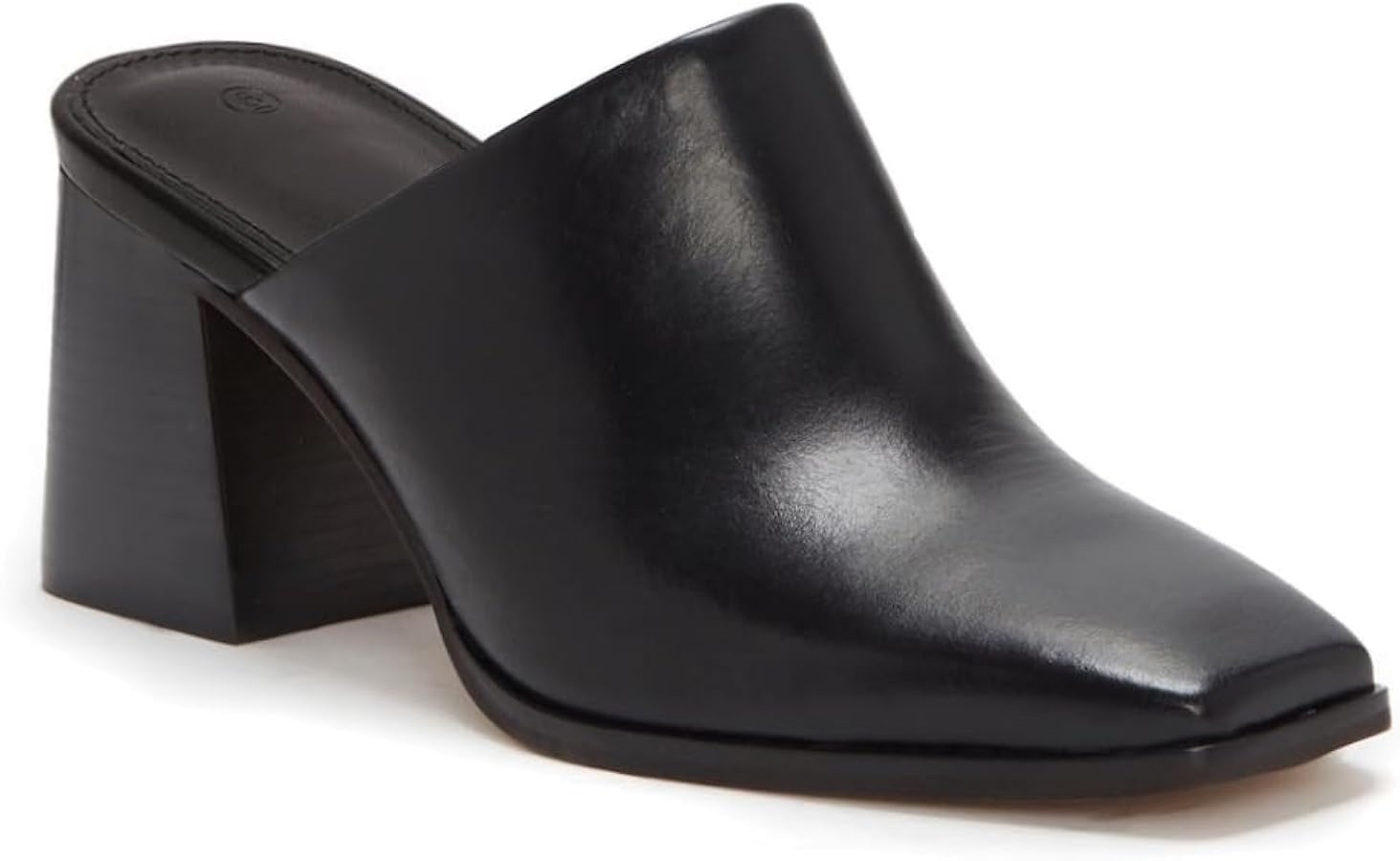 Amazon.com | Trish Lucia Womens Chunky Stacked Heel Mules Closed