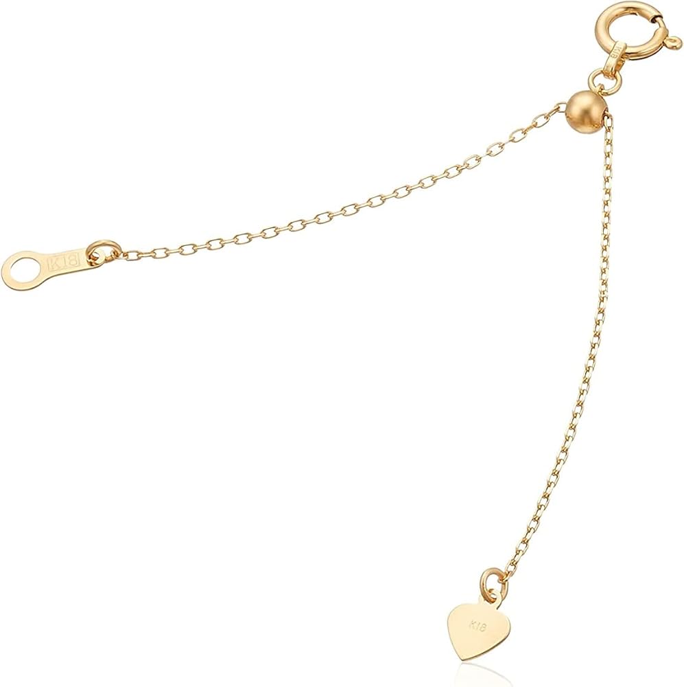 Amazon | [ジュエリーショップエム] K18 ネックレス アジャスター