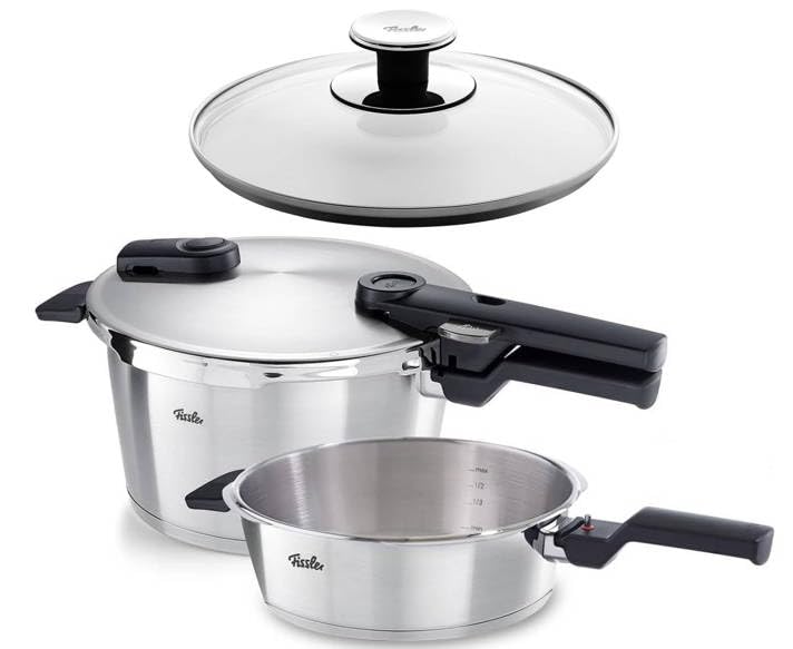 新品 フィスラー Fissler ビタクイック 圧力鍋セット4.5L&2.5L Amazon