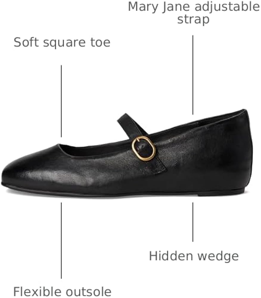 Amazon.com | Sofft Women Palma Black Leather 6 Medium | Flats