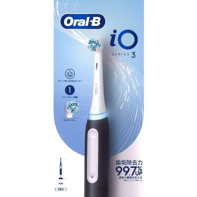 Amazon.co.jp: P&G Braun Oral-B iO3 Matte Black Main Unit 1 Piece