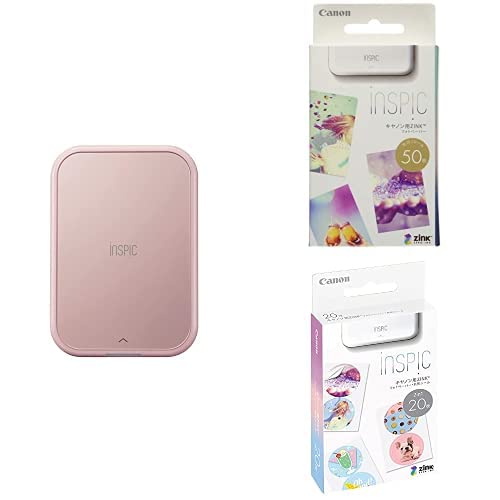 Canon inSPIC ポータブルプリンターセット Amazon.co.jp: 【3点セット