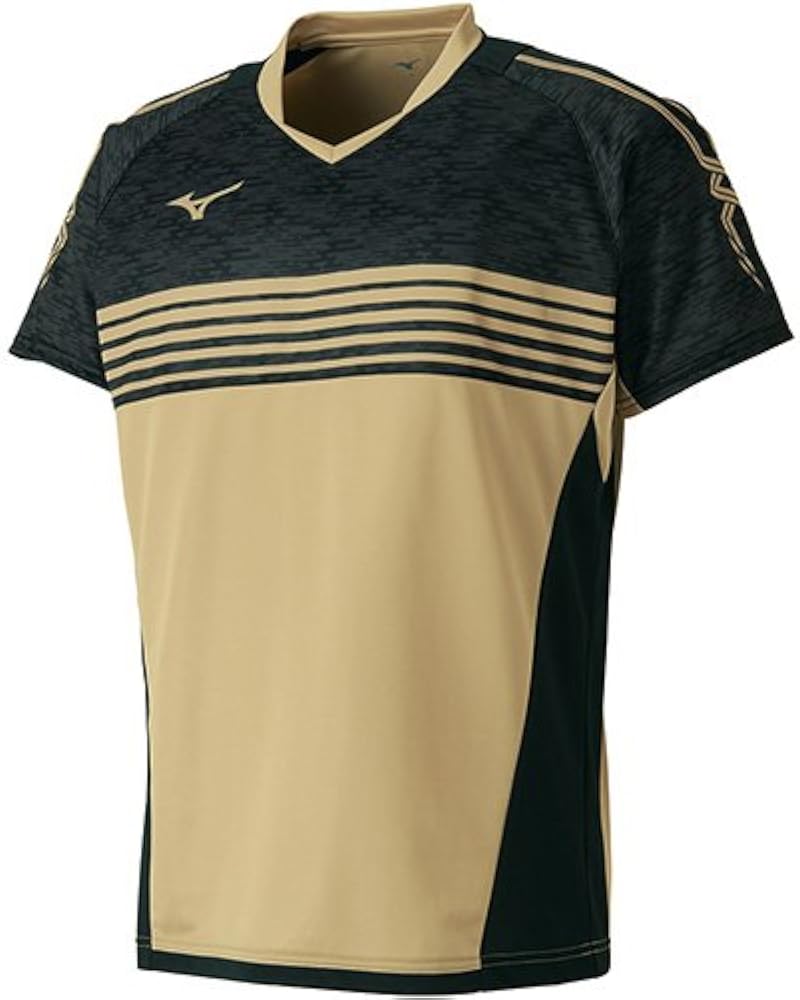 Amazon.co.jp: [ミズノ] バドミントンウェア ゲームシャツ半袖(日立