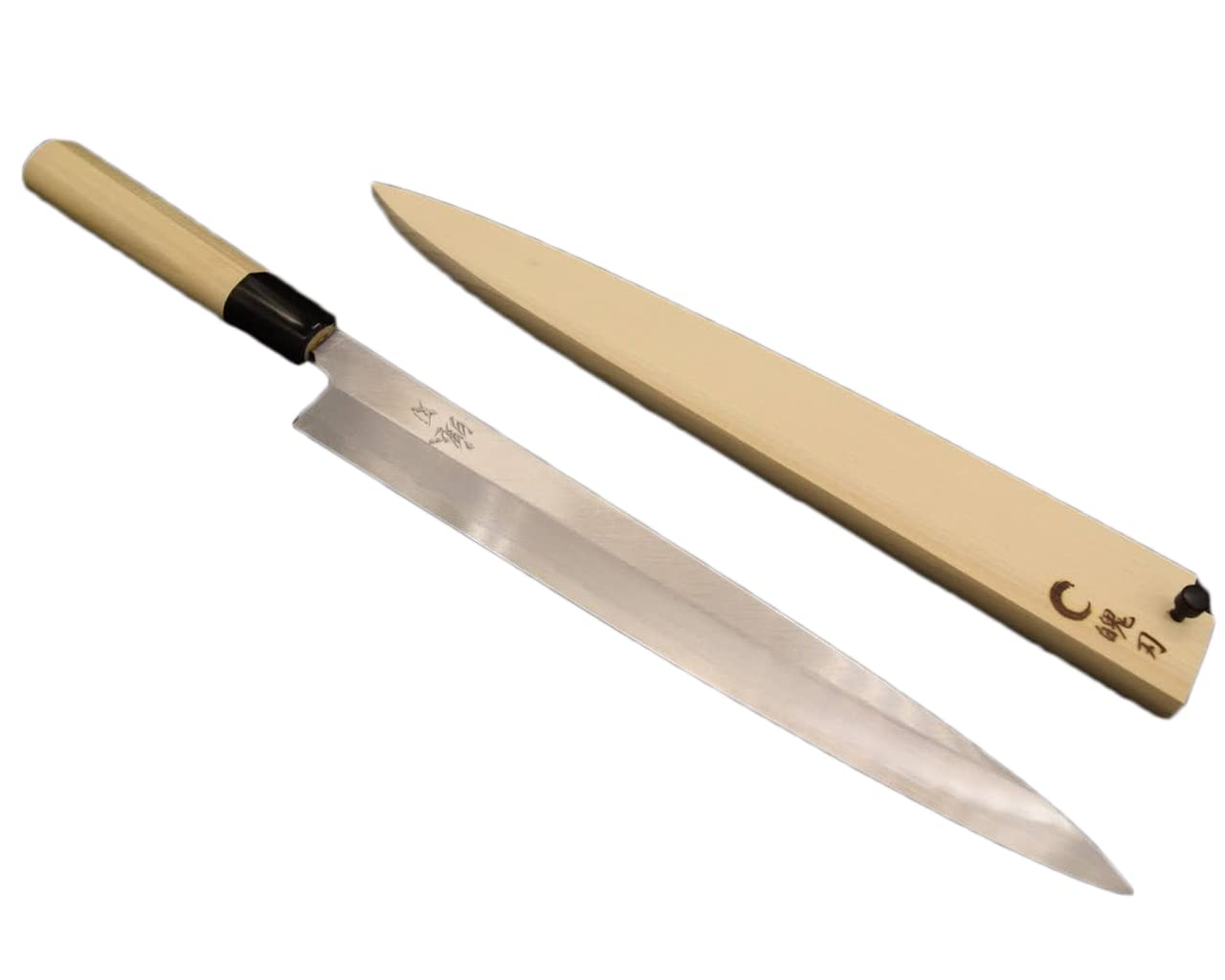 Amazon | 堺製プロ仕様 魄刃 Hakuba 本霞白二鋼 柳刃包丁9寸 270mm