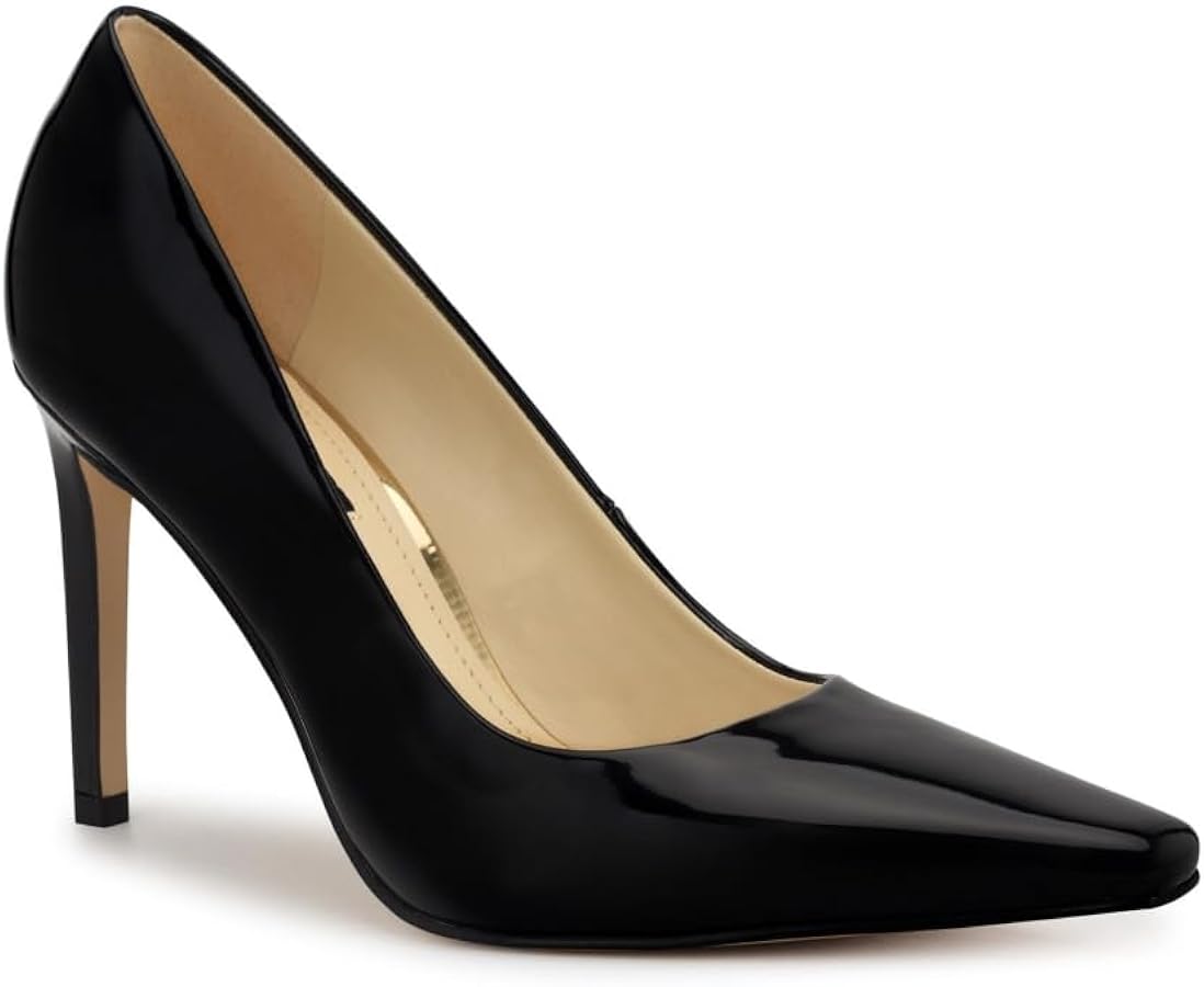 Amazon.com | Nine West Women's Oraye Pump, Black Patent 001, 6 | Pumps