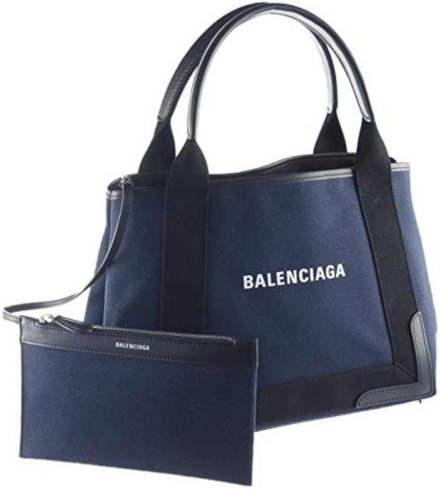 Amazon | BALENCIAGA(バレンシアガ) ネイビー カバ s トートバッグ