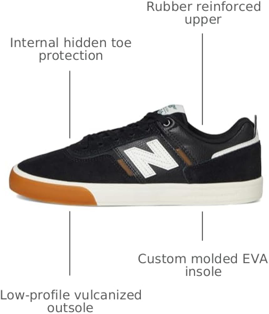 Amazon.com | New Balance Unisex 306 - Jamie Foy Black Mens 4.5
