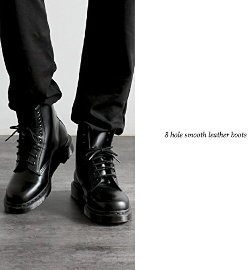 Amazon | [ドクターマーチン] 8ホール スムース レザー ブーツ UK6