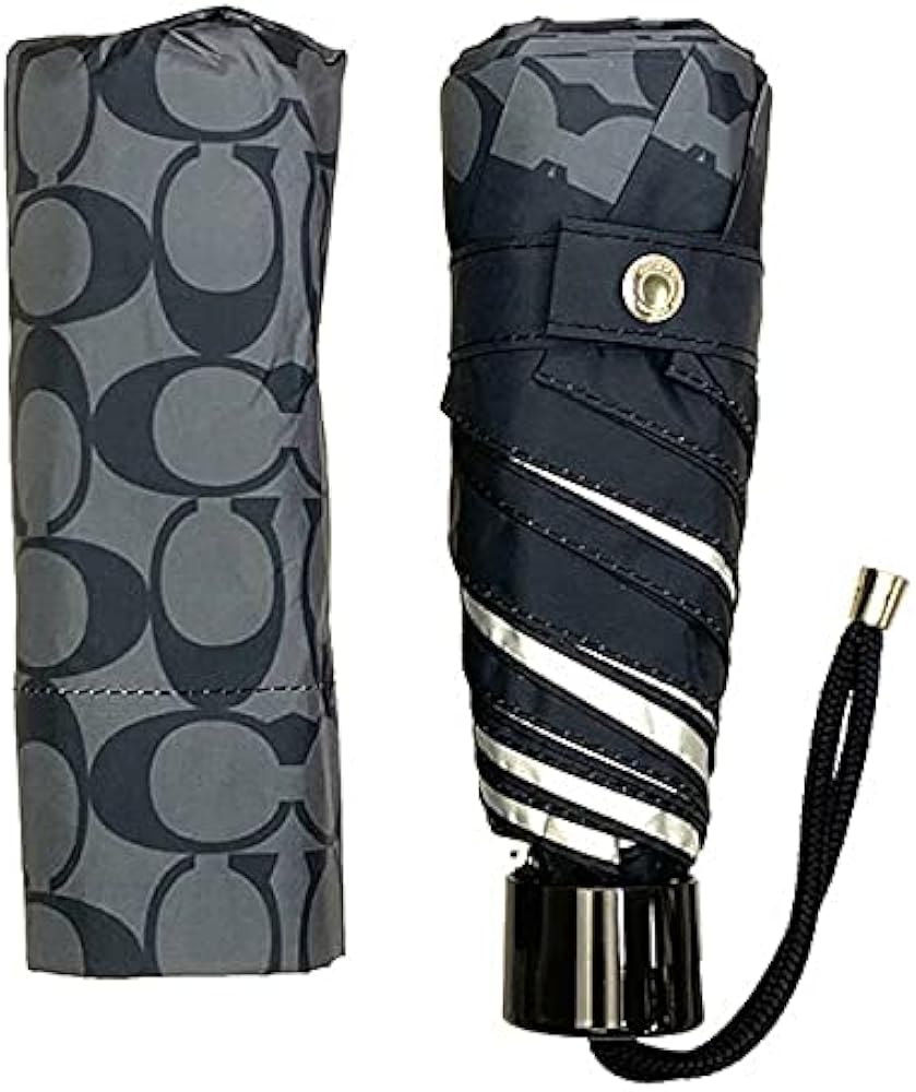 Amazon | COACH コーチ シグネチャー UVカット99% 晴雨兼用 日傘 ミニ