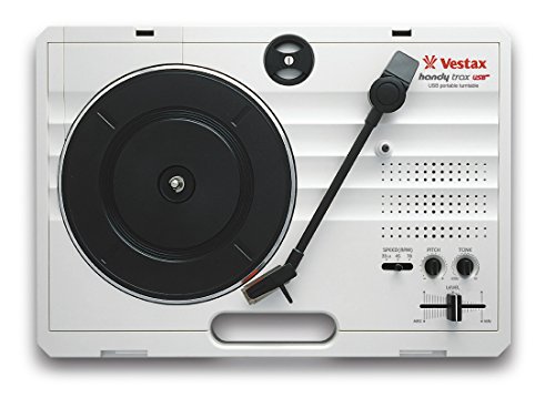 Amazon | Vestax ポータブルターンテーブル handytrax USB WHITE