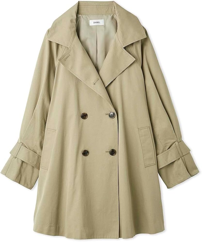 Amazon.co.jp: [スナイデル] ミドルフレアトレンチコート SWFC251112