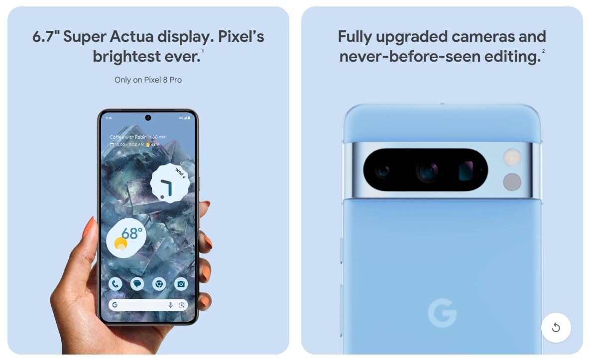 Amazon.com: Google Pixel 8 Pro - Unlocked Android Smartphone with