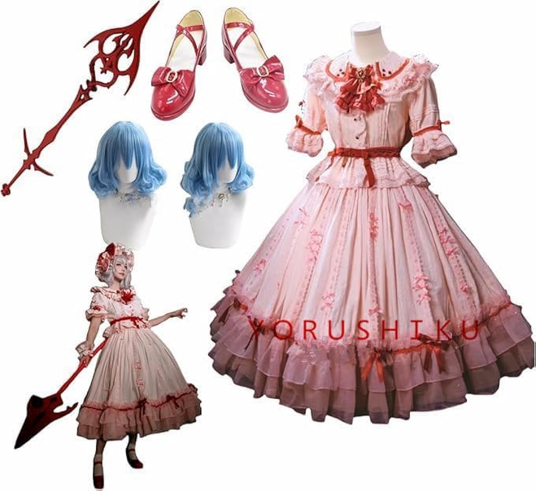 Amazon.co.jp: [CAIQISS] レミリア・スカーレット コスプレ衣装+