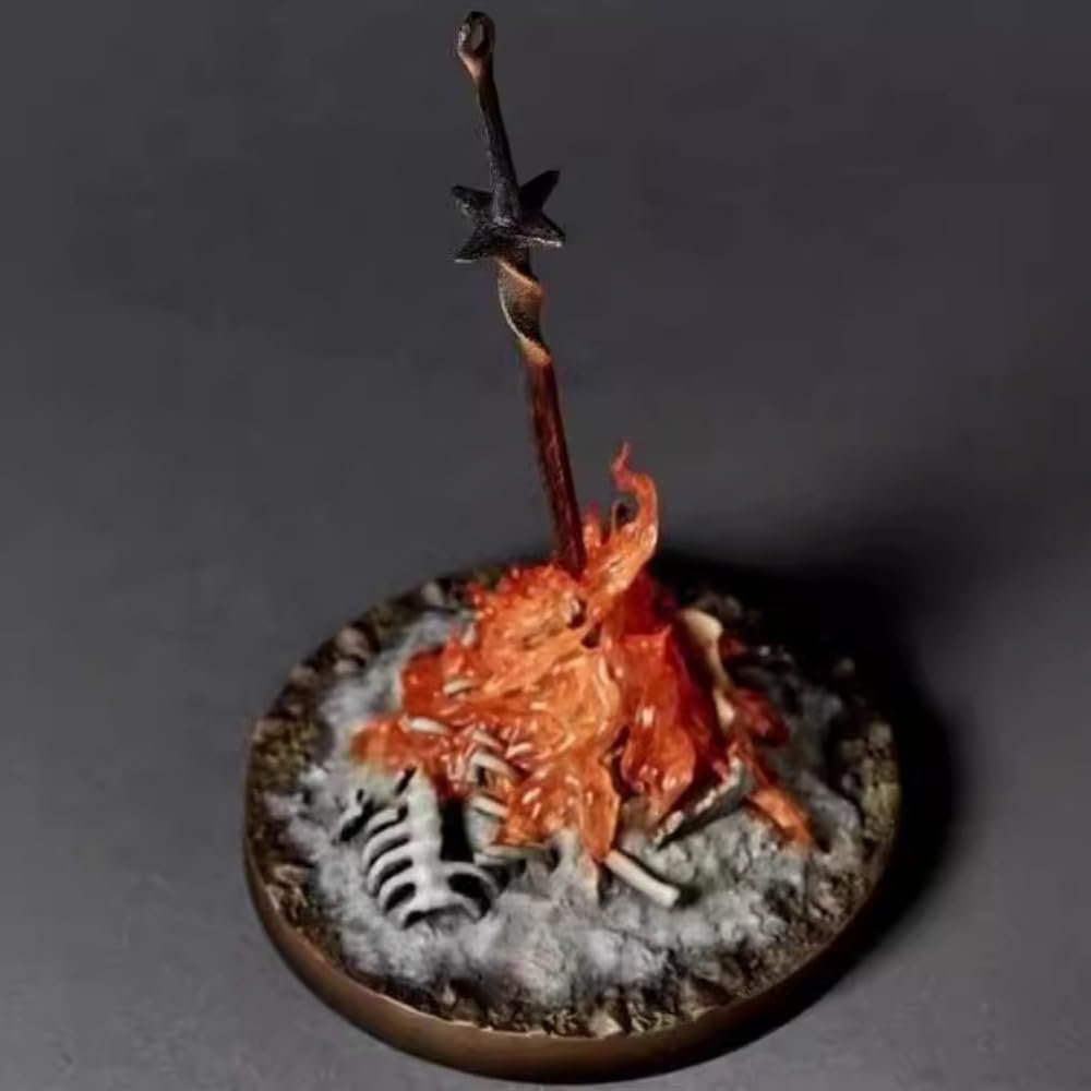 Amazon.co.jp: hiyanan ダークソウル 篝火 全高約230mm PVC製 塗装済み