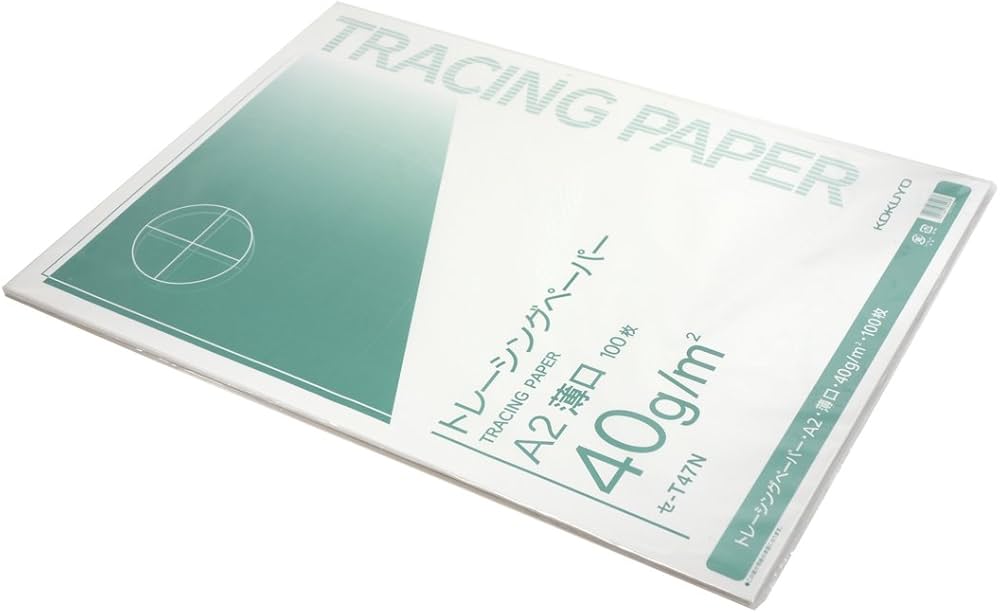 Amazon | コクヨ トレーシングペーパー 薄口 A2 100枚 セ-T47N | ト
