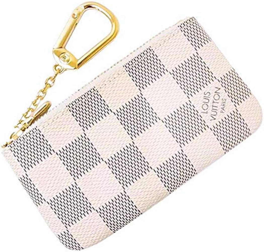 Amazon | [ルイヴィトン] ポシェットクレ ダミエアズール ホワイト