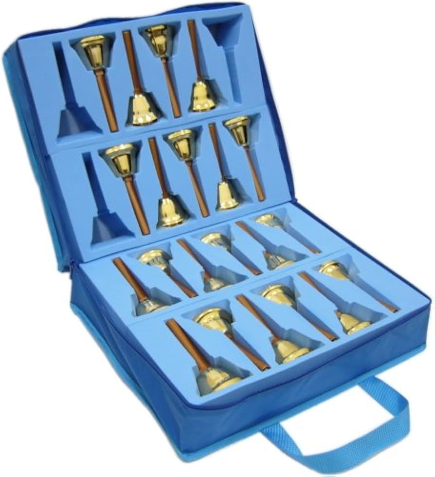 Amazon | ウチダ ミュージックベル(ハンドベル)：ゴールド21音＋