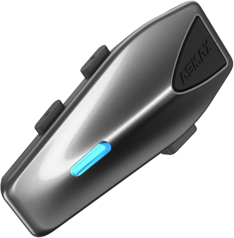 Amazon.com: ASMAX S1 Motorcycle Bluetooth Headset with Smart Voice