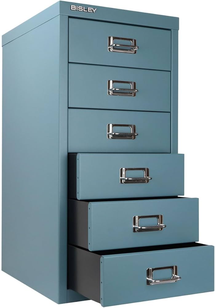 Amazon | Bisley 6段引き出しスチールマルチ引き出しキャビネット
