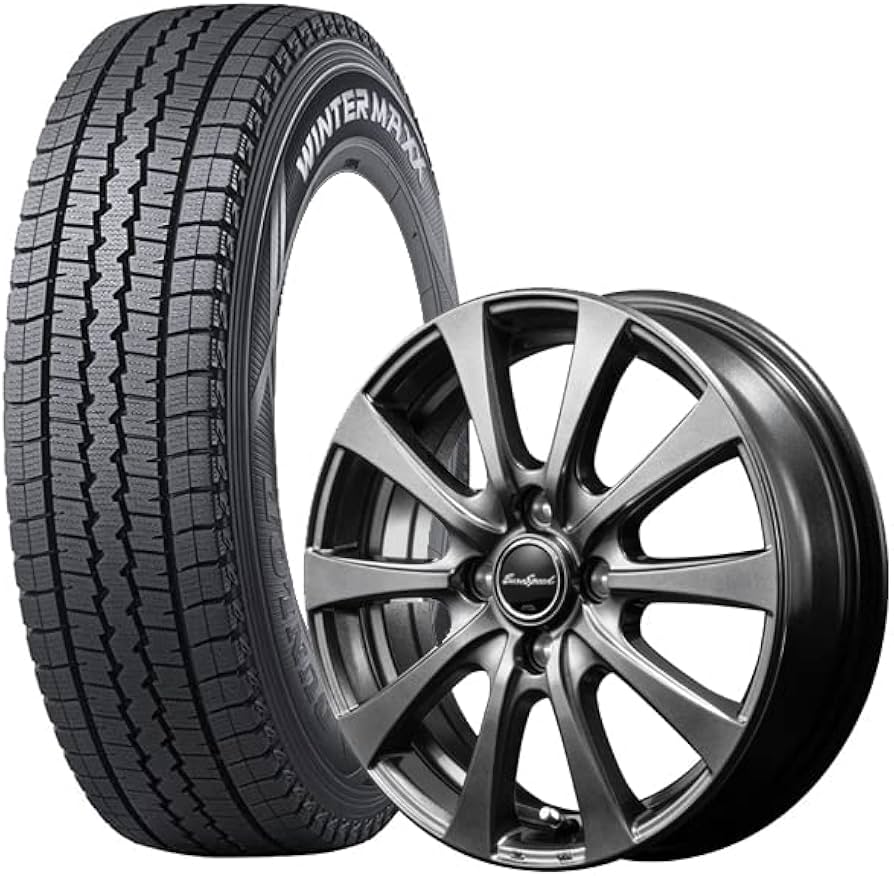 ②【おとーふちゃん】ダンロップ スタッドレス&ホイール4本セット 楽天