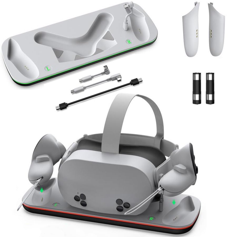 Amazon.co.jp: Meta Quest 3S/Quest 3 対応 充電ドック 磁気 デザイン