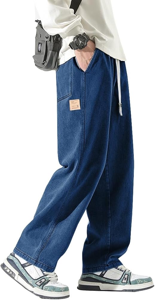 Amazon | [Olekei] メンズ ズボン ジーンズ ロングパンツ ジーパン