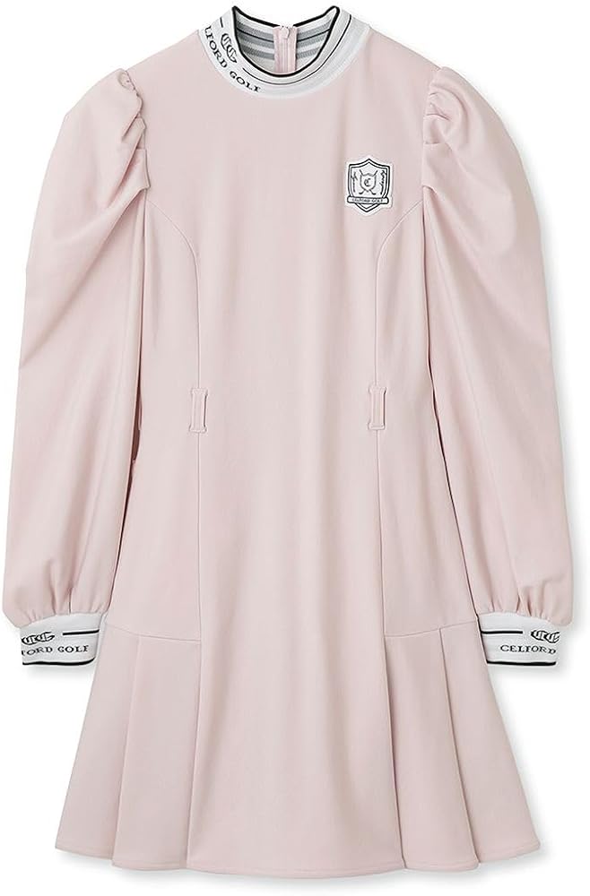 Amazon.co.jp: [セルフォード] GOLF 裏起毛ロゴデザインワンピース