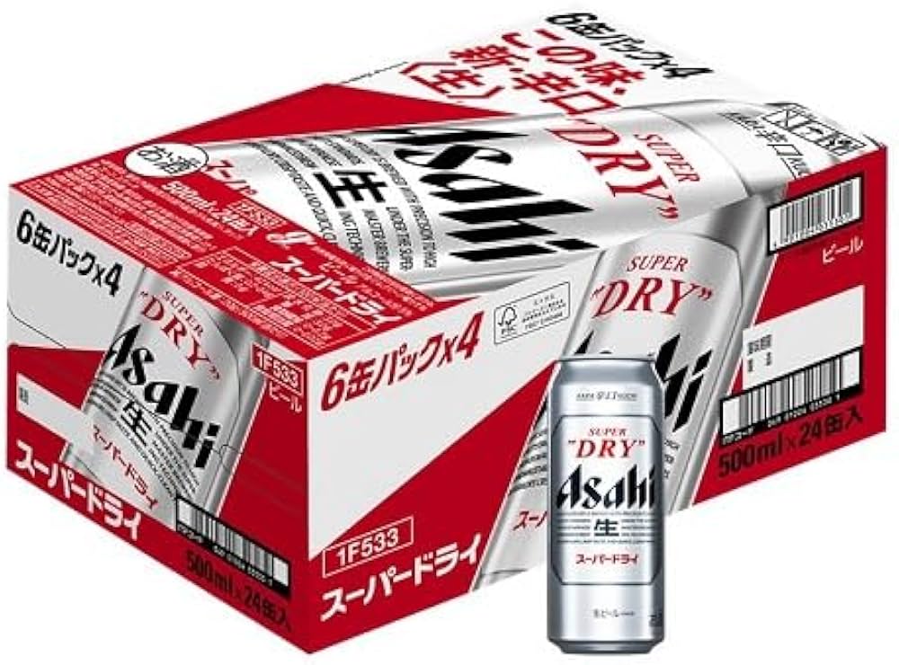 Amazon.co.jp: アサヒ スーパードライ500ml1ケース(24缶入) : 食品