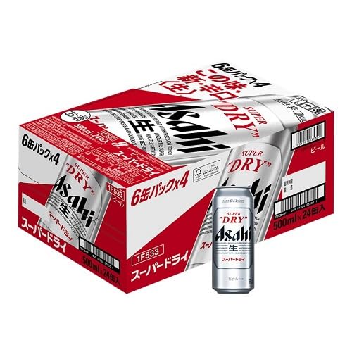 Amazon.co.jp: アサヒ スーパードライ 500ml 1ケース(24缶入) : 食品