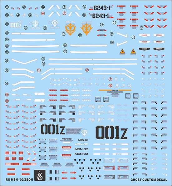 Amazon | 〔1/144スケール HG/RG〕MSN-002 ジオング 用水転写式