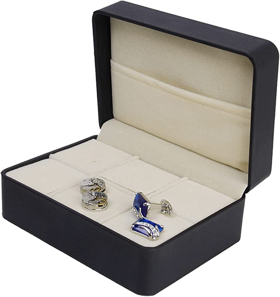 Amazon.co.jp: カフスボタン ネクタイピン ケース ボックス 豪華